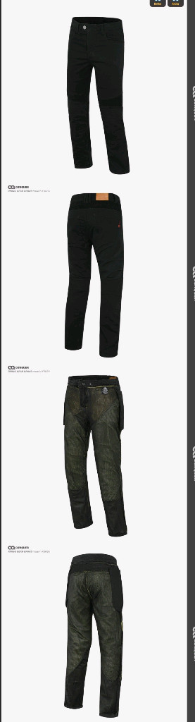 [미사용]신상 컨쿼 풀케블라 진 칼데로 바지 -검정---6