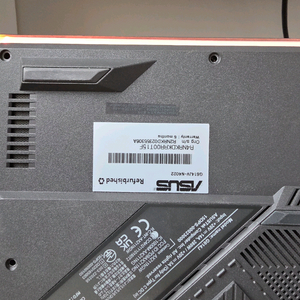 노트북 컴퓨터 Asus 16 인치 240 hz G614JV 32GBram 4TB ssd