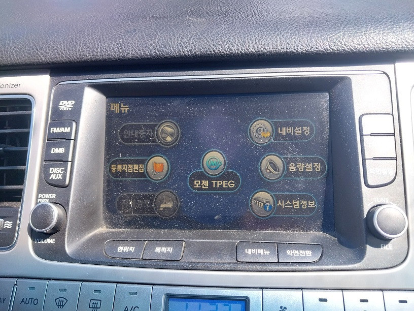 제네시스BH 순정 7인치 AVN 네비 모니터 / 96563-3M800 965633M800--1