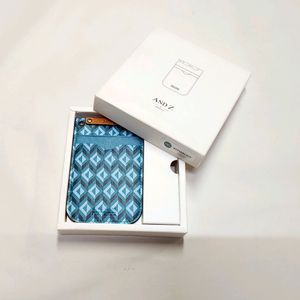 지오지아 카드지갑 목걸이형 블루 새제품 국산 이미지