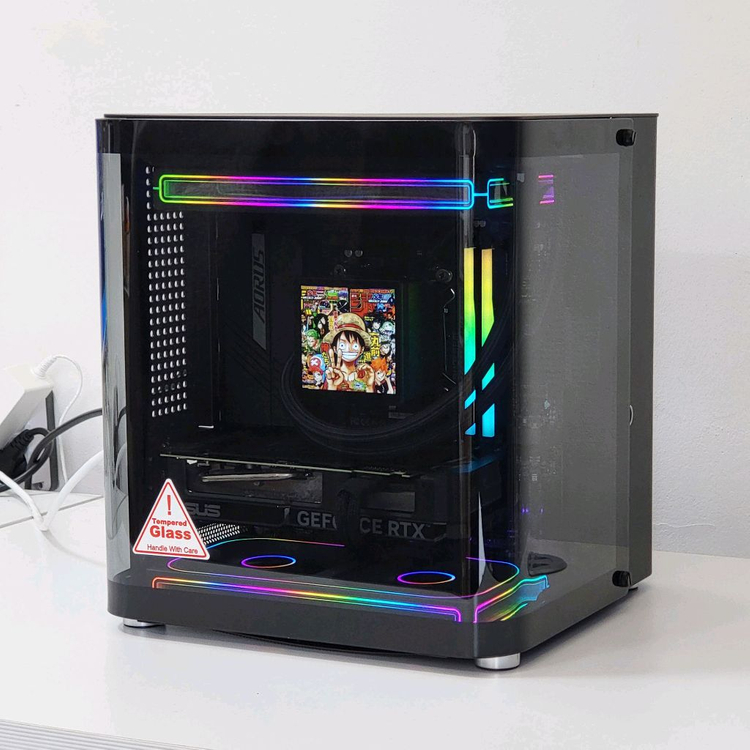 9800X3D 4070SUPER 붉은사막 배그 게이밍 컴퓨터 본체 이미지