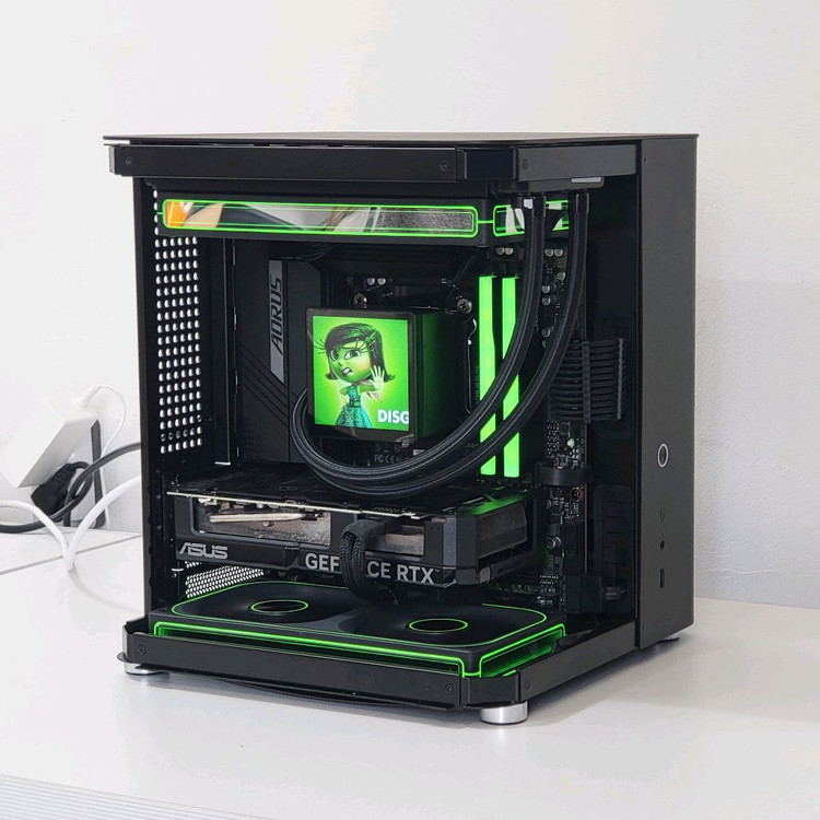 9800X3D 4070SUPER 붉은사막 배그 게이밍 컴퓨터 본체 이미지