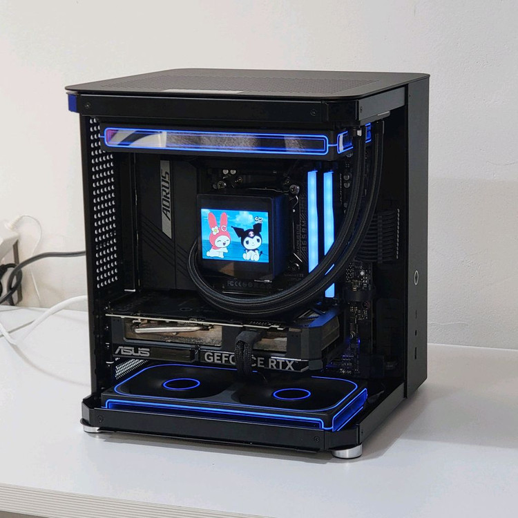 9800X3D 4070SUPER 붉은사막 배그 게이밍 컴퓨터 본체 이미지