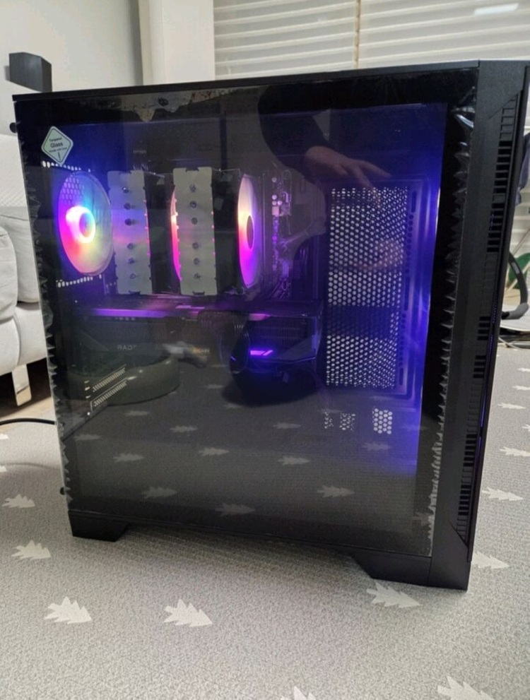 (새상품) 7800X3D 9070xt 게이밍 컴퓨터 본체 이미지