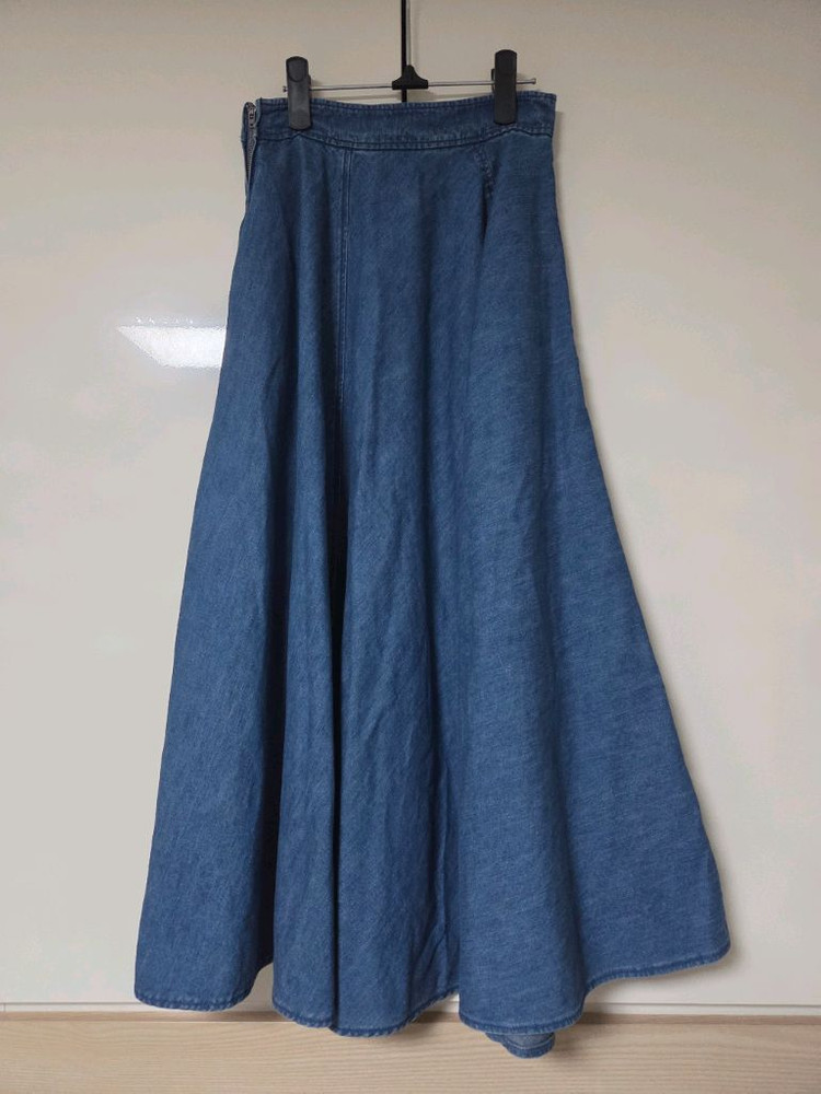 타임 플레어 데님스커트 44 랑방 더캐시미어 마인 이미지