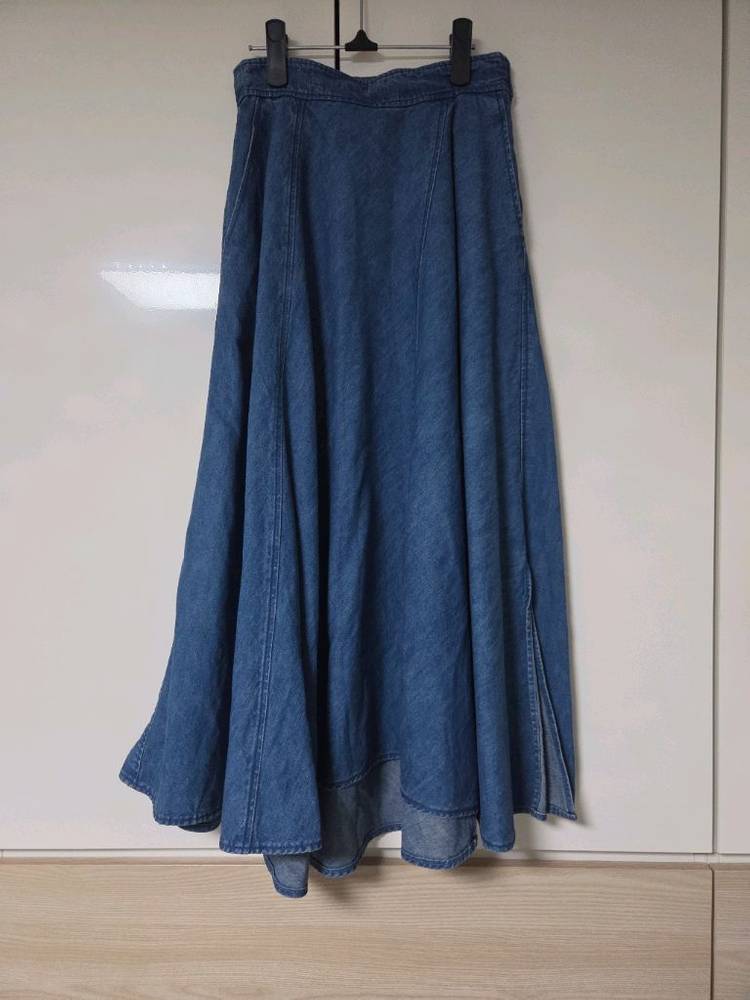 타임 플레어 데님스커트 44 랑방 더캐시미어 마인 이미지
