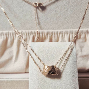 샤 납작 코코목걸이 두줄목걸이 로골 (새상품) 이미지