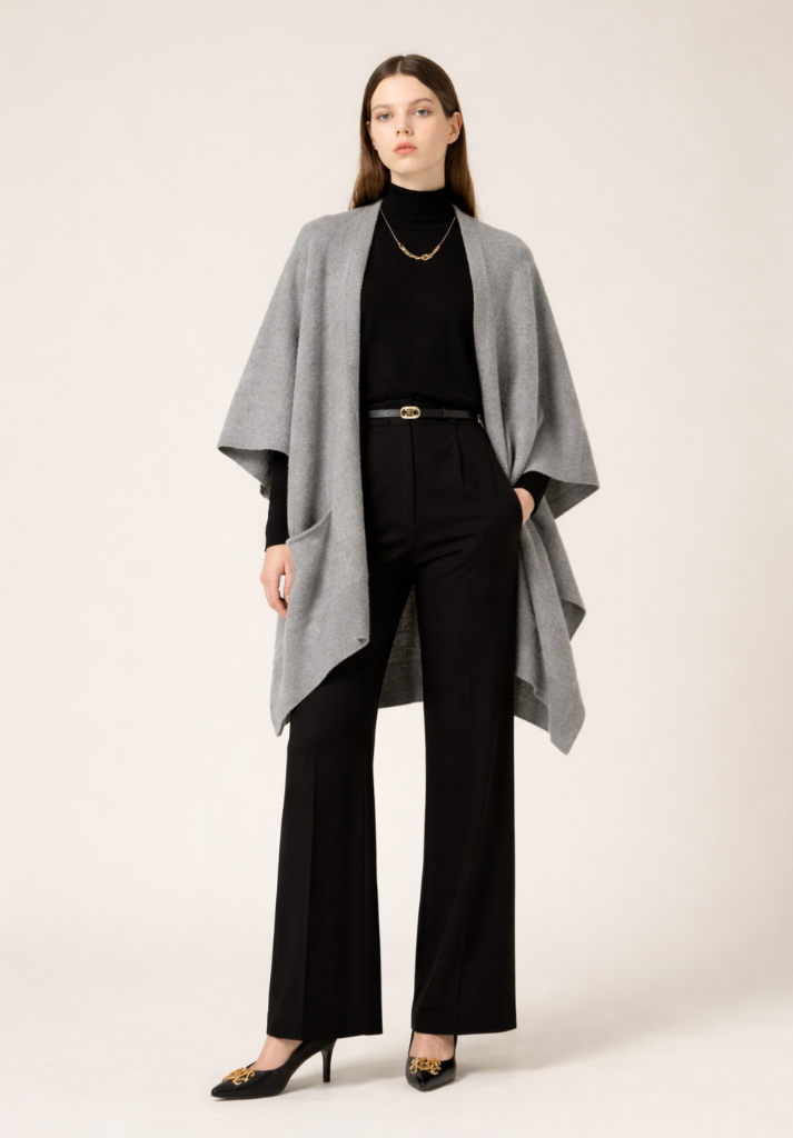 모조에스핀 캐시미어100 케이프숄 프리사이즈 이미지