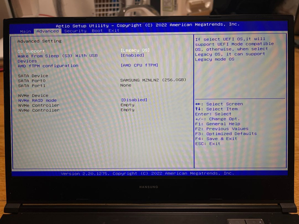 한성 TFG5476H RTX2060 게이밍 노트북(윈11홈 설치) 이미지