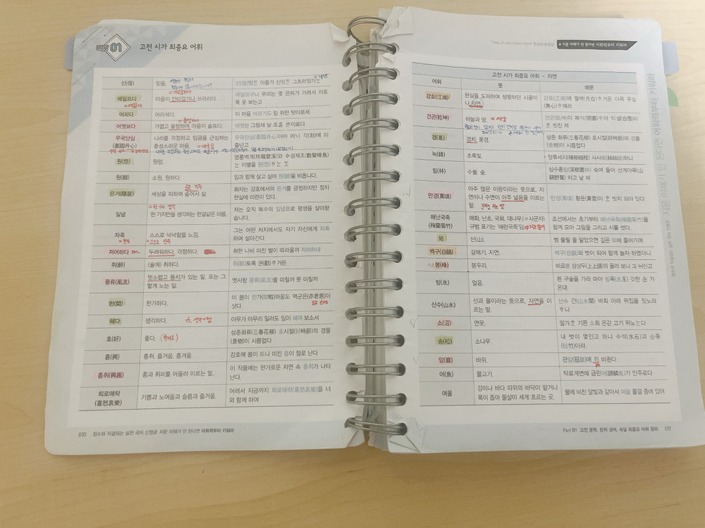 국어 필수 어휘장--1