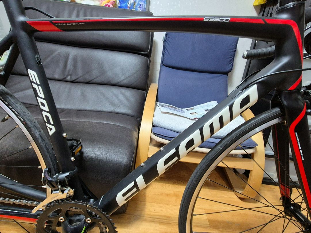 엘파마 에포카 E3500 54 소라18단 신품급 카본 포크 로드 자전거 (메리다스컬트라 (자이언트scr급 이미지