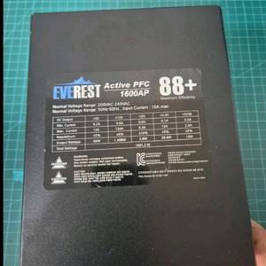 에베레스트 EVEREST 1600w 88+ 파워 서플라이 판매해요 이미지