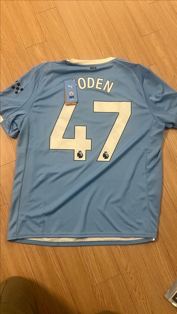 푸마 정품 25/26 시즌 맨체스터 시티 홈 레플리카 저지 이미지