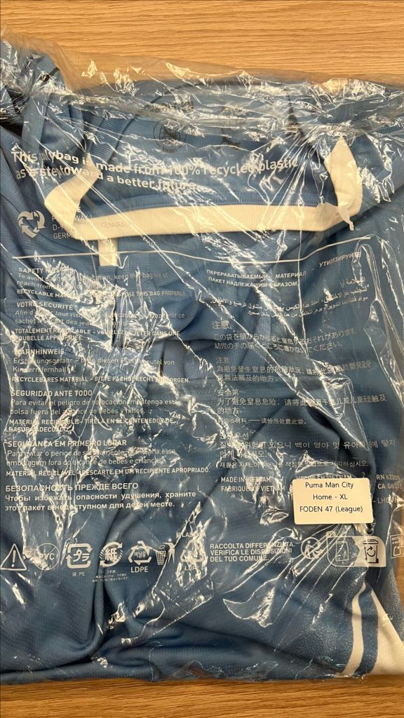 푸마 정품 25/26 시즌 맨체스터 시티 홈 레플리카 저지 이미지