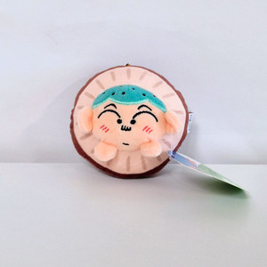 짱구 버섯 훈이 인형 가방고리 키링 볼체인 백참 짱구는못말려 이미지