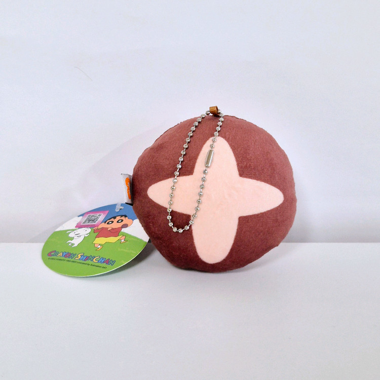 짱구 버섯 훈이 인형 가방고리 키링 볼체인 백참 짱구는못말려 이미지