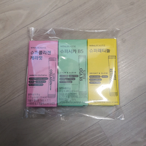 바이탈뷰티 슈퍼 콜라겐 케라핏 슈퍼 시카 B5 슈퍼 레티놀 3종 4포씩 세트 이미지
