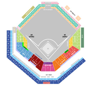 대구라이온즈파크 [3월28일 토요일 시즌오픈 개막식] 3월29일(일요일) 삼성vs롯데 티켓양도