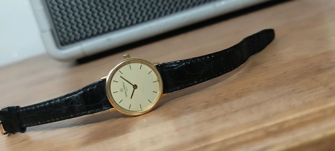 # 프랑스 빈티지 미쉘에블랑 도금 여성 명품시계 급처--3