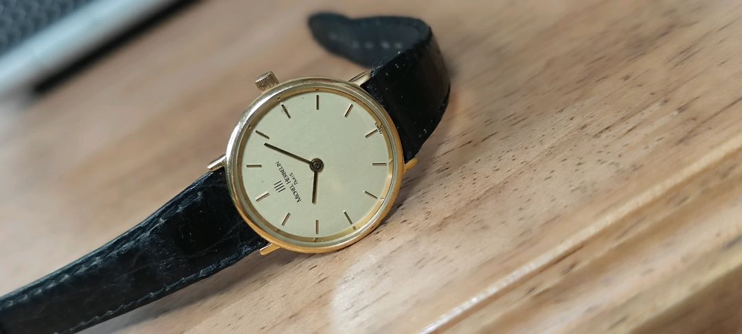 # 프랑스 빈티지 미쉘에블랑 도금 여성 명품시계 급처--5