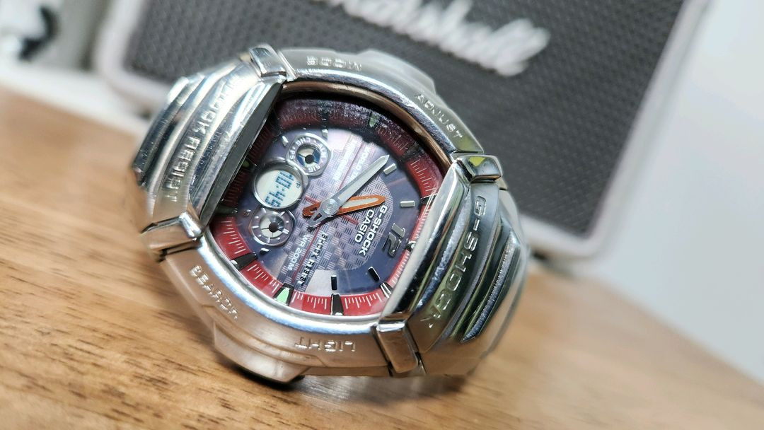 # 카시오 G-SHOCK 콕핏 디지아나 터프솔라 빈티지 지샥 시계 급처--0