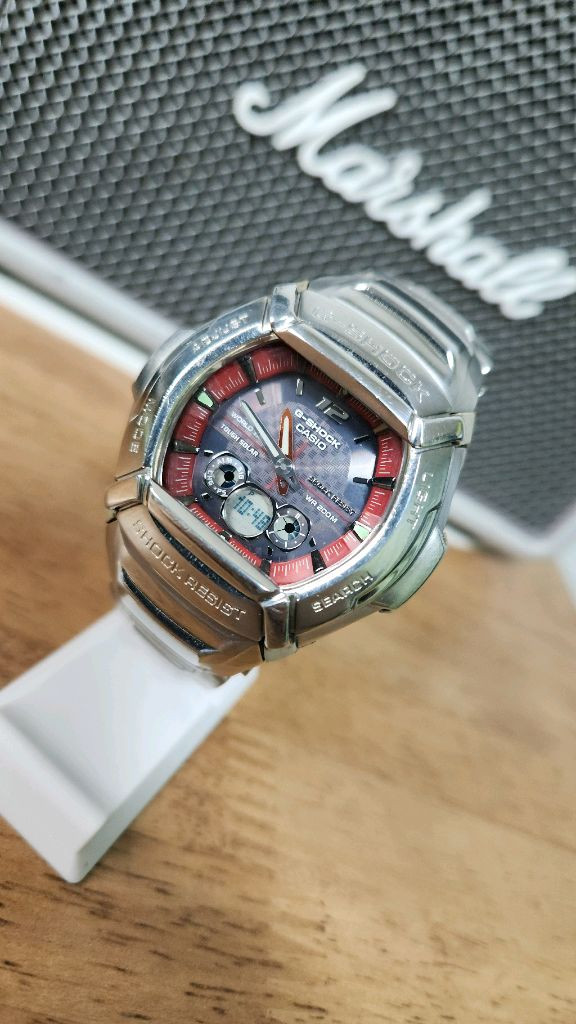 # 카시오 G-SHOCK 콕핏 디지아나 터프솔라 빈티지 지샥 시계 급처--2