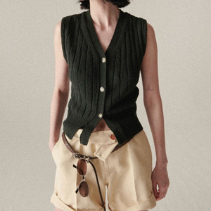 [마지막 가격내림/새상품/무배]세터 라티나 백 프론트 니트 가디건