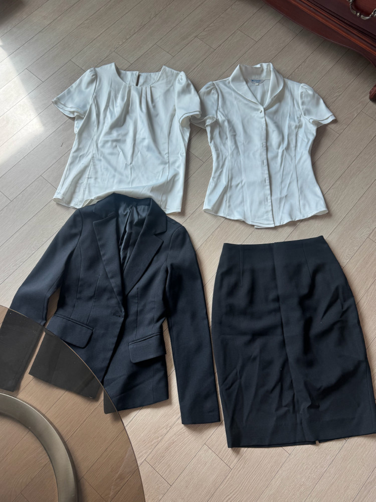 승무원 면접복 블라우스2, 자켓1, 치마1--12