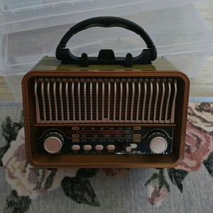 레트로 빈티지 라디오 블루투스 스피커 새상품 이미지