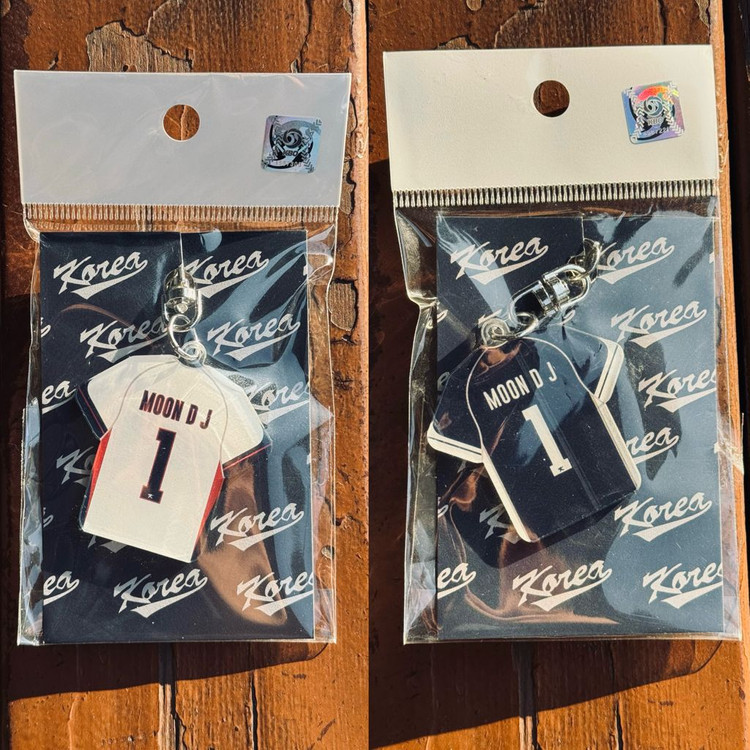 한화 이글스 노시환 김서현 국가대표 국대 명찰 키링 이미지