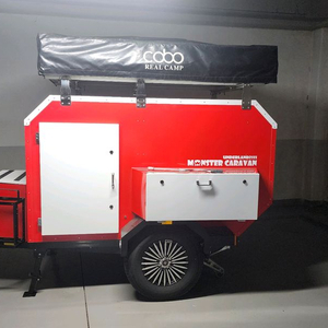 캠핑 카고 트레일러 몬스터카라반 언더랜드 2111 + 코보1900 루프탑텐트 이미지