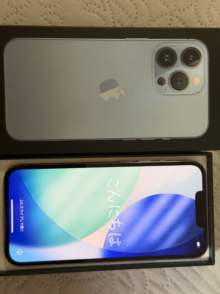 아이폰13 프로 256 시에라블루 중고폰 이미지
