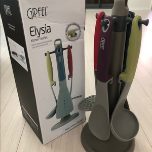 배송비포함-기펠 Elysia 키친툴 회전 조리도구 세트 새제품입니다
