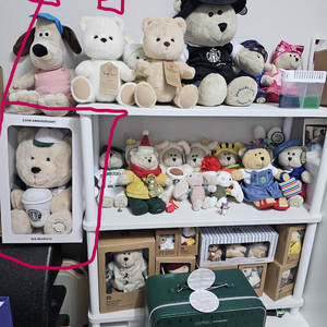 (미개봉)스타벅스 25주년 빅 베어리스타 인형 이미지