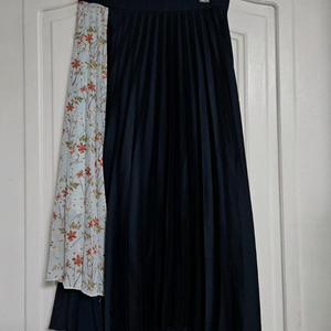 듀엘 DEWL 플리츠 롱스커트 주름치마 안감 콘솔지퍼 이미지