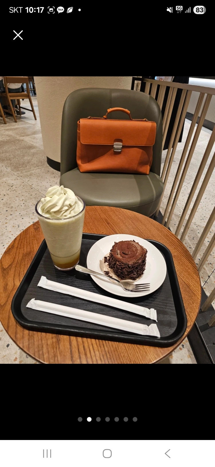 헤비츠 밀링바케타 소가죽 서류가방 이미지