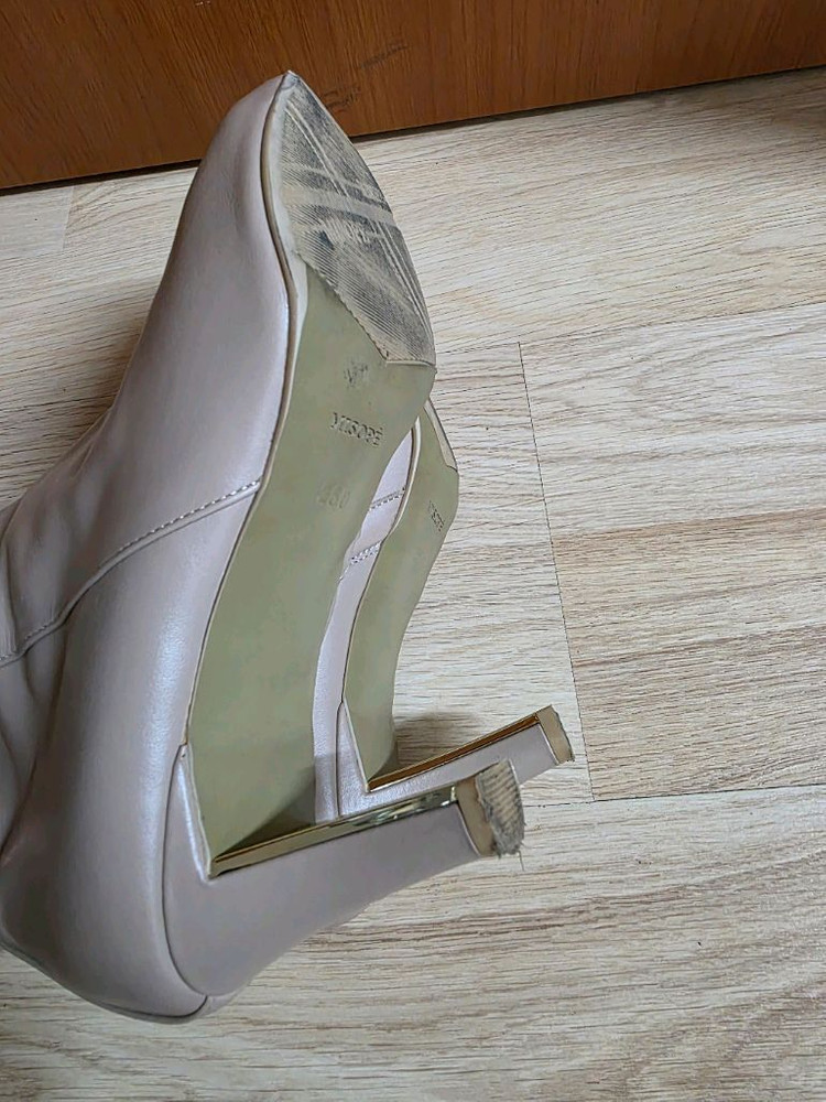 미소페 가쥭 큐빅 징 포인트 앵글부츠(245~250mm) 이미지