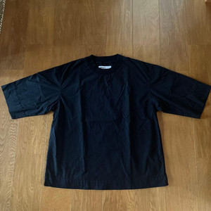 MHL / 오버사이즈 코튼 저지 티셔츠 블랙 / M