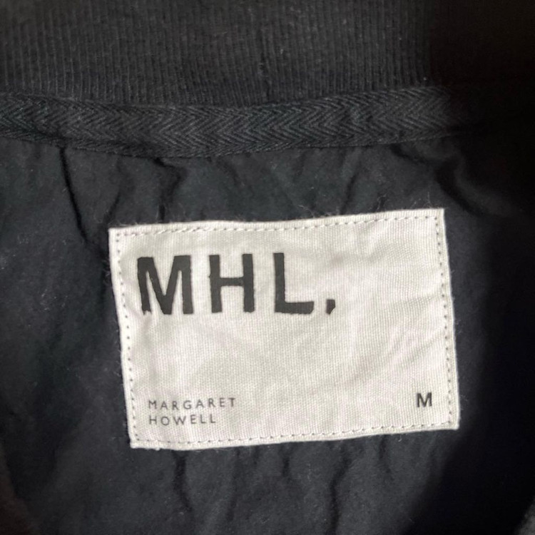 MHL / 오버사이즈 코튼 저지 티셔츠 블랙 / M--2