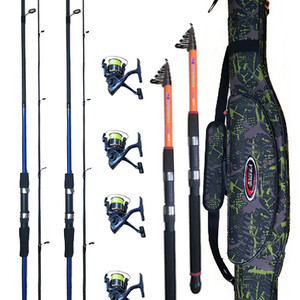 입문용 낚시세트;가방 릴대2 루어대2 릴4 이미지