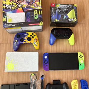 닌텐도스위치 oled 스플레툰에디션 커피 팝니다 512기가 이미지