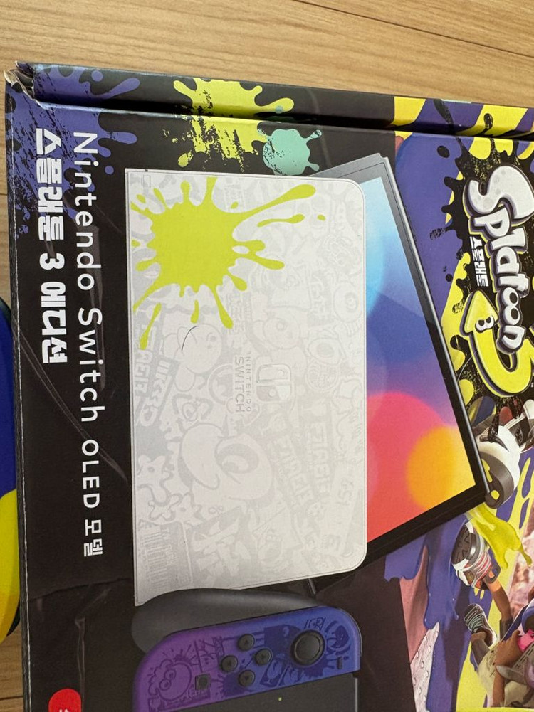 닌텐도스위치 oled 스플레툰에디션 커피 팝니다 512기가 이미지