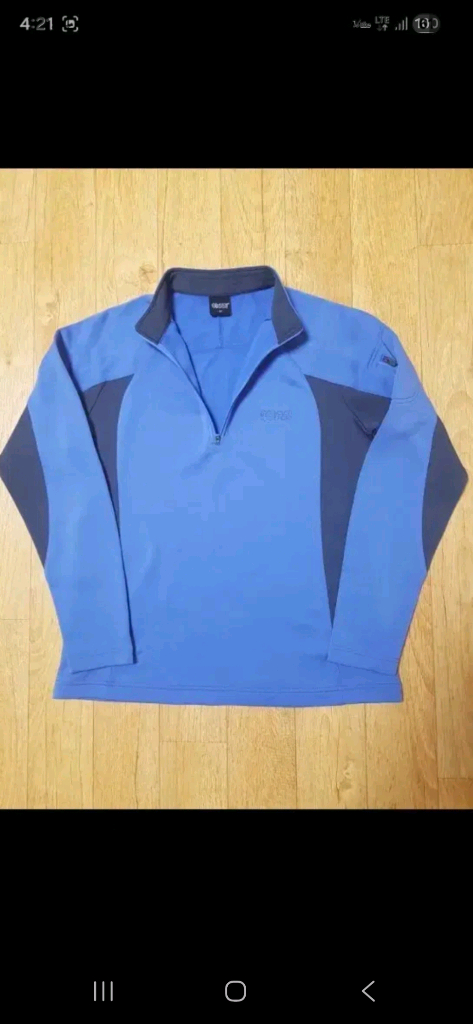 (새상품급,정품)코오롱스포츠 반집업 기능성 긴팔 티셔츠 95--0