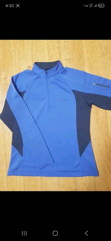 (새상품급,정품)코오롱스포츠 반집업 기능성 긴팔 티셔츠 95--1