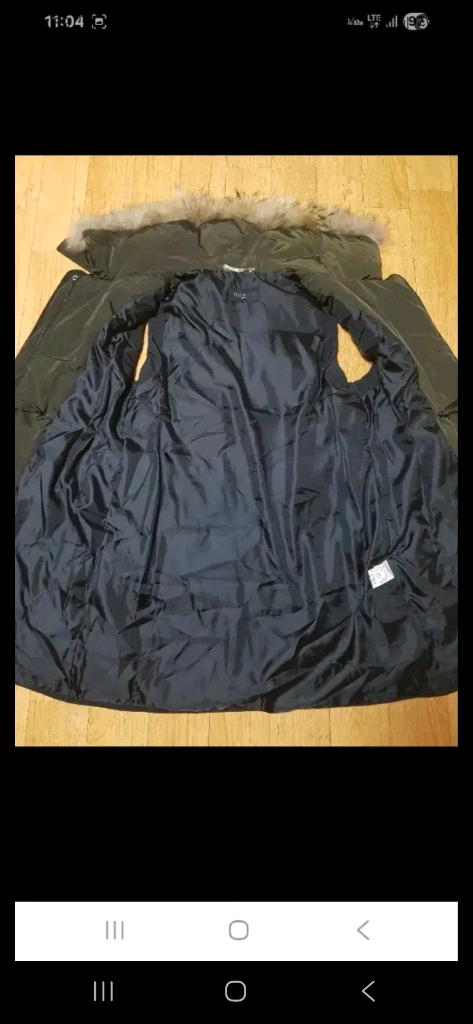 (새옷수준,정품)베스띠벨리 방수 퍼 민소매 퀄팅 누빔 롱패딩 코트, 66사이즈--4