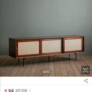 장미맨숀 로라 라탄 원목 거실장 삽니다 이미지