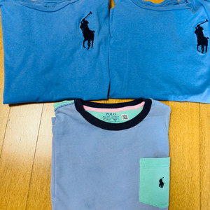 폴로 반팔 티셔츠, 폴로 아동 티셔츠 3벌 일괄 가격