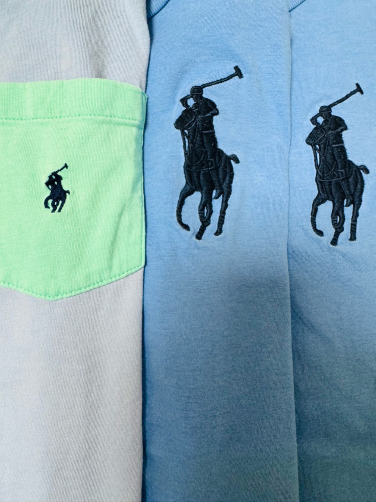 폴로 반팔 티셔츠, 폴로 아동 티셔츠 3벌 일괄 가격--1