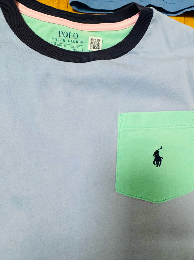 폴로 반팔 티셔츠, 폴로 아동 티셔츠 3벌 일괄 가격--3