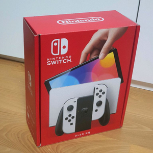 [신품급] 닌텐도스위치 OLED 화이트 (풀박) 이미지